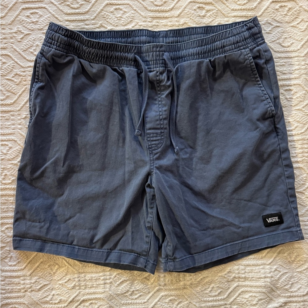 Men’s Vans Blue Elastic Waist Shorts Large